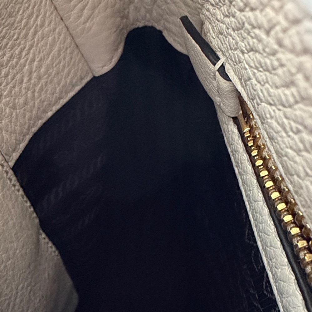 Prada White and Blue Leather Shoulder Bag - Picture 4 of 16